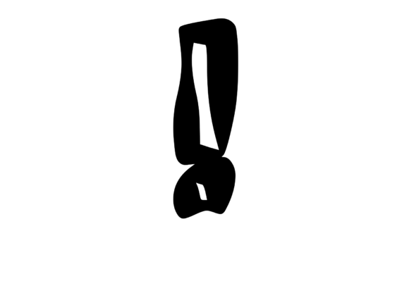 Cute and Bold Uppercase Mono Symbol Graphics for Crafts