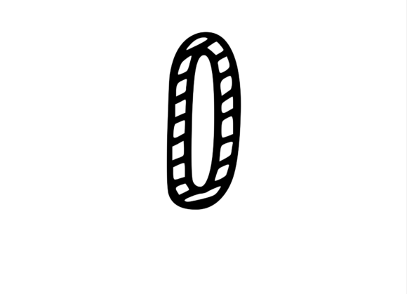 Felt Tip Hand Drawn Stripy Comic Mono I for Graphics and Crafts
