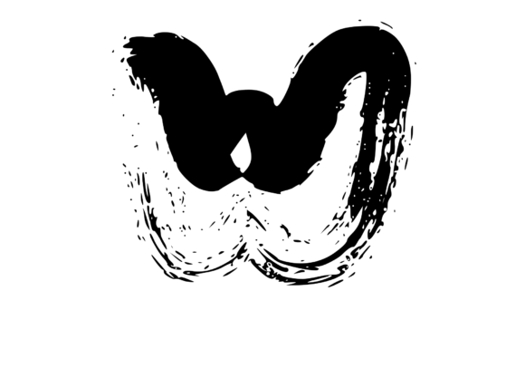 Messy and Rough Fat Brushed Mono W for Graphics & Crafts