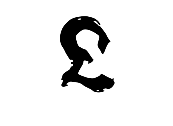 Spooky Rough Brushed Mono £: Graphics for Crafts