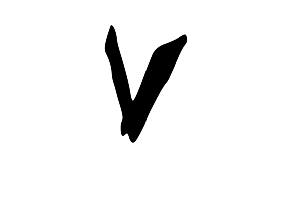 Spooky Rough Brushed Mono V for Graphics and Crafts