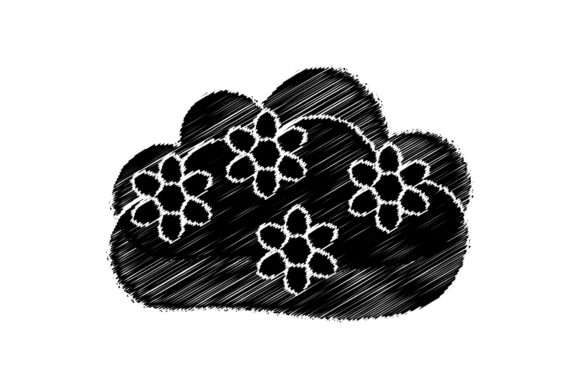 Spring Flower Bushes Abstract Silhouette Graphics Freebies Review