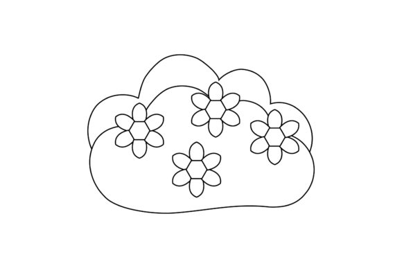 Spring Flower Bushes Coloring Page: A Designer's Review