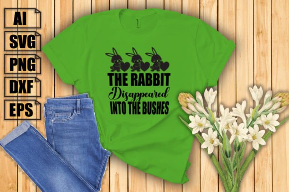 The Rabbit Disappeared in the Bushes